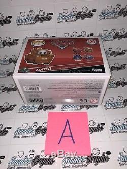 (1) Larry The Cable Guy Tow Mater Cars Signed Autographed Funko Pop! #129-coa