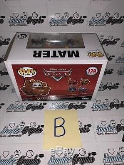 (1) Larry The Cable Guy Tow Mater Cars Signed Autographed Funko Pop! #129-coa