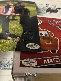 (1) Larry The Cable Guy Tow Mater Cars Signed Autographed Funko Pop! #129-coa