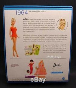 2010 GAW Convention 1964 Swirl Ponytail Barbie Doll Repro Bill Greening Signed