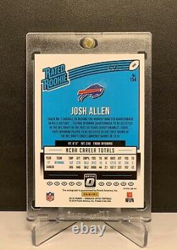 2018 Josh Allen Donruss Optic Gold Vinyl Prizm Superfractor Auto Rookie RC 1/1