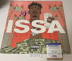 21 Savage Signed Autographed Issa Album Vinyl Rare Bank Account Drake Psa Coa