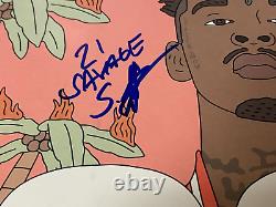21 Savage Signed Autographed Issa Album Vinyl Rare Bank Account Drake Psa Coa