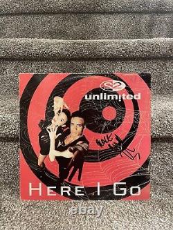 2 Unlimited Signed Autographed Here I Go LP Vinyl Rare Pop Ray Slijngaard