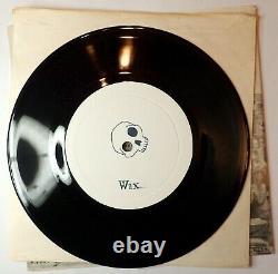 45 GRAVE Black Cross/Wax RARE AUTOGRAPHED TEST PRESSING G-1401 1981 + PAT SMEAR