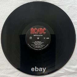 AC/DC Authentic Rare Hand Signed Autographed LP Record with COA