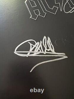 AC/DC Authentic Rare Hand Signed Autographed LP Record with COA