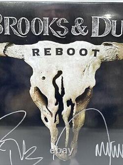 AUTOGRAPHED Brooks & Dunn REBOOT II Black Vinyl LP SIGNED NEW IN HAND