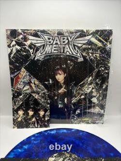AUTOGRAPHED SIGNED Babymetal Metal Forth Moa Metal Blue Color Vinyl LP