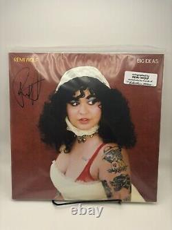 AUTOGRAPHED SIGNED COVER Remi Wolf Big Ideas Black Blk Vinyl LP