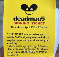 AUTOGRAPHED / SIGNED deadmau5 Random Album Title vinyl LP record amoeba