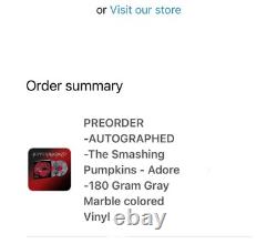 AUTOGRAPHED The Smashing Pumpkins Adore Vinyl LP Billy Corgan SIGNED