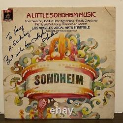 A Little Sondheim Music Vinyl LP Record AUTOGRAPHED By Stephen Sondheim