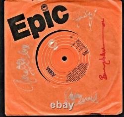 Abba Autographed 7 Vinyl Sleeve Gimme