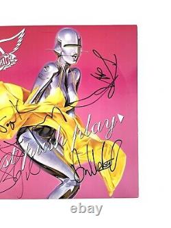 Aerosmith Band Signed Autographed Just Push Play Vinyl Record JSA Letter COA