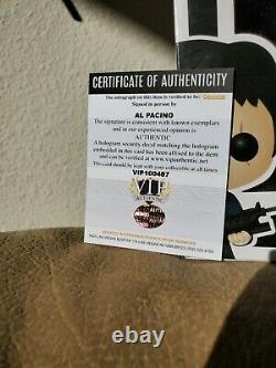 Al Pacino Autographed Signed Scarface Retired Vaulted Funko Pop Movie Gift Mint