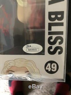 Alexa Bliss Signed Wwe Funko Pop Vinyl Figure Rare Jsa