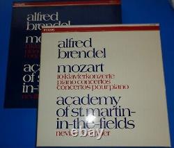 Alfred Brendel/Marriner MOZART 23 Piano Concertos Philips 412 856-1 AUTOGRAPHED