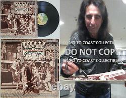 Alice Cooper signed Greatest Hits album COA autographed vinyl record exact proof