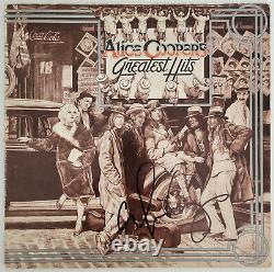 Alice Cooper signed Greatest Hits album COA autographed vinyl record exact proof