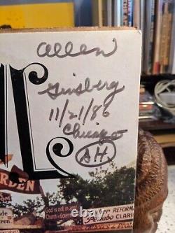 Allen Ginsberg Signed Howl and Other Poems LP Reissue 1976 Fantasy Records #Beat