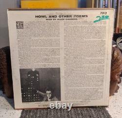 Allen Ginsberg Signed Howl and Other Poems LP Reissue 1976 Fantasy Records #Beat