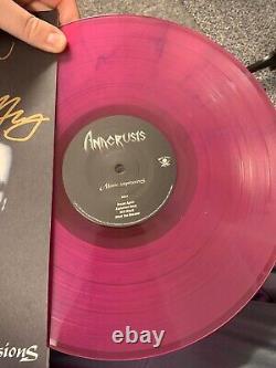 Anacrusis Manic Impressions Signed Autographed LP VINYL! Purple Vinyl