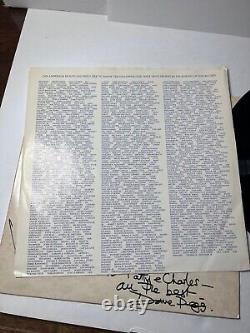 Anderson Barre Pegg Signed Autographed Jethro Tull Album Vinyl Crest of a Knave