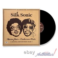 Anderson. Paak Signed Autographed Vinyl LP An Evening With Silk Sonic PSA/DNA