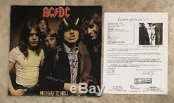 Angus Young Signed Autographed AC/DC Highway To Hell Vinyl Album Cover JSA LOA