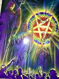 Anthrax For All Kings SIGNED PURPLE Vinyl LP LIMITED EDITION Rare AUTOGRAPHED