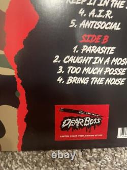 Anthrax & Public Enemy Signed Autographed To Much Posse LP Vinyl Charlie Flavex2