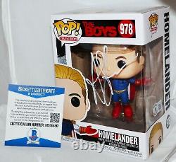 Antony Starr Signed Autographed The Boys Homelander Funko Pop Beckett BAS PSA