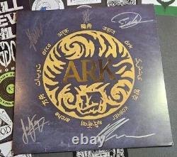 Ark by IN HEARTS WAKE Signed Autographed Yellow WithBlue Splatter Vinyl LP