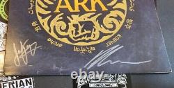 Ark by IN HEARTS WAKE Signed Autographed Yellow WithBlue Splatter Vinyl LP