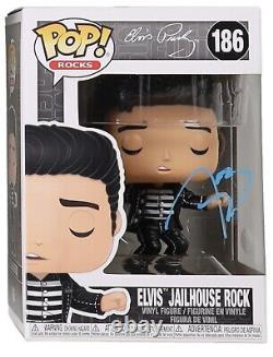 Austin Butler Signed Autographed Elvis Jailhouse Rock Funko Pop Vinyl #186 Jsa
