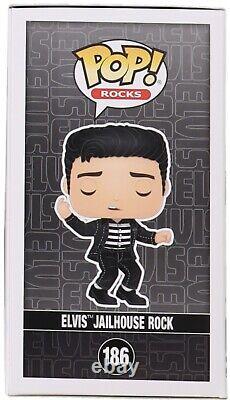 Austin Butler Signed Autographed Elvis Jailhouse Rock Funko Pop Vinyl #186 Jsa