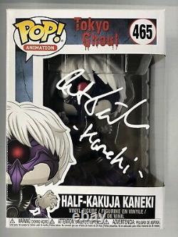 Austin Tindle Signed Funko Pop Animation #465 Tokyo Ghoul Half-Kakuja Ken Kaneki