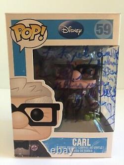 Autographed Funko Pop Disney Up Carl Vinyl Figure #59