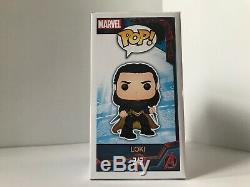 Autographed Funko Pop Marvel Thor Ragnarok Loki Tom Hiddleston