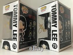 Autographed Funko Pop Rocks 73 Motley Crue Tommy Lee