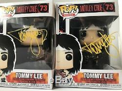 Autographed Funko Pop Rocks 73 Motley Crue Tommy Lee