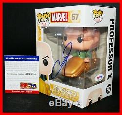 Autographed James McAvoy signed Marvel Professor X X-men Funko POP PSA JSA