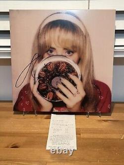 Autographed Sabrina Carpenter Fruitcake Vinyl EXCLUSIVE OLIVE GREEN PRESS SIGNED