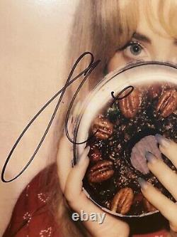 Autographed Sabrina Carpenter Fruitcake Vinyl EXCLUSIVE OLIVE GREEN PRESS SIGNED