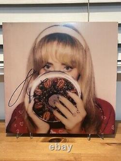 Autographed Sabrina Carpenter Fruitcake Vinyl EXCLUSIVE OLIVE GREEN PRESS SIGNED