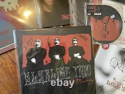 Autographed Signed Alkaline Trio Alk3 Matt Skiba Vinyl Nofx Blink 182 OOP Lot