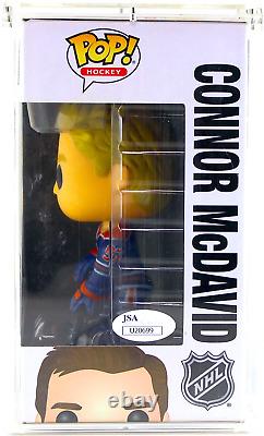 Autographed Signed Connor McDavid #05 Funko Pop! Hockey NHL JSA Authenticated