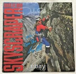 Autographed/Signed David Lee Roth Skyscraper Vinyl David Lee Roth + 2