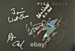 Autographed/Signed The Fixx React Vinyl Cy Curnin + 3